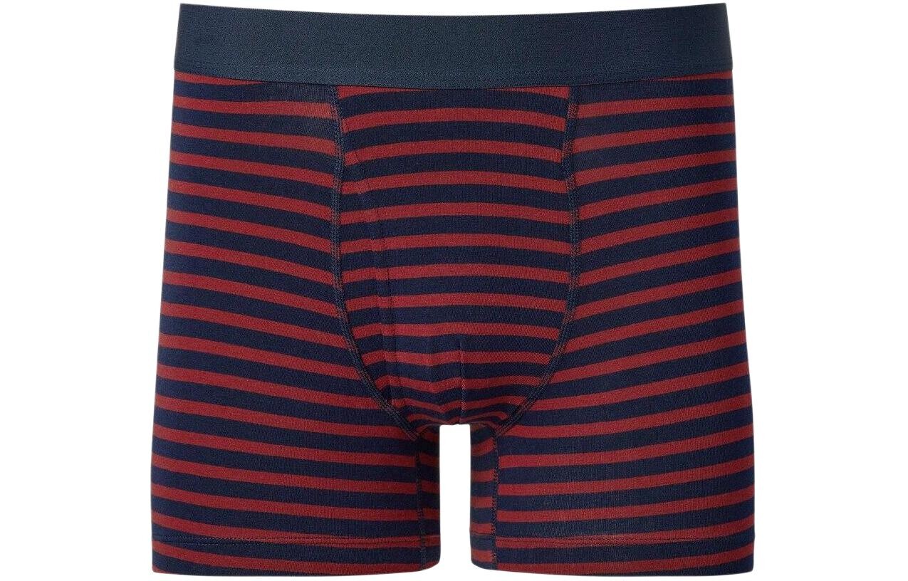 

Мужские трусы UNIQLO, цвет 1 strip (dark red)