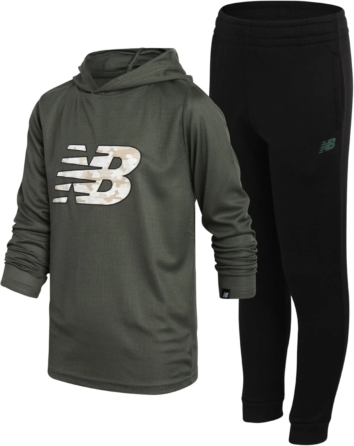 Детский спортивный костюм New Balance, оливковый