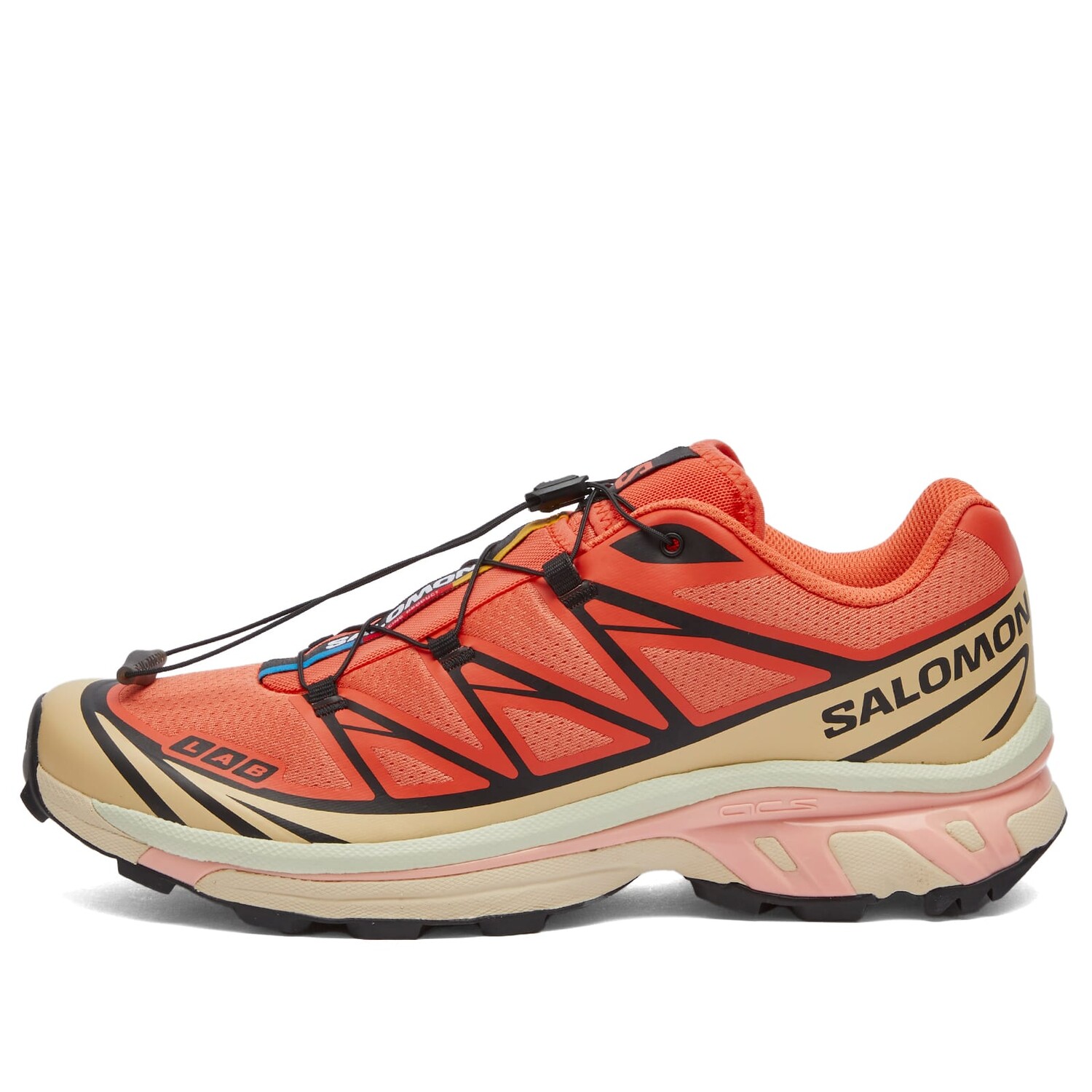 

Кроссовки Salomon Xt-6, цвет Living Coral, Black & Cement