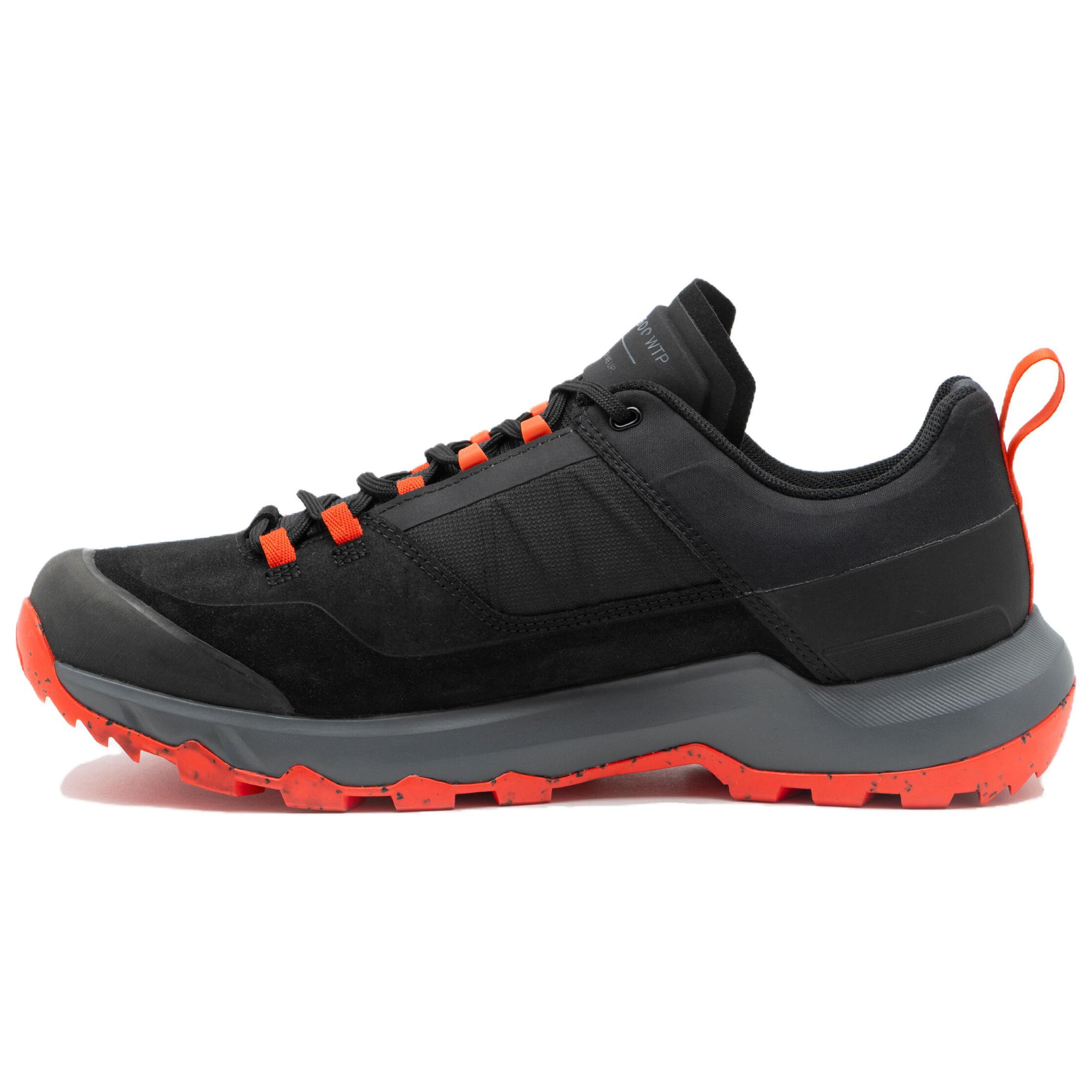 

DECATHLON Водонепроницаемые низкие треккинговые ботинки MH500, мужские, черно-оранжевые