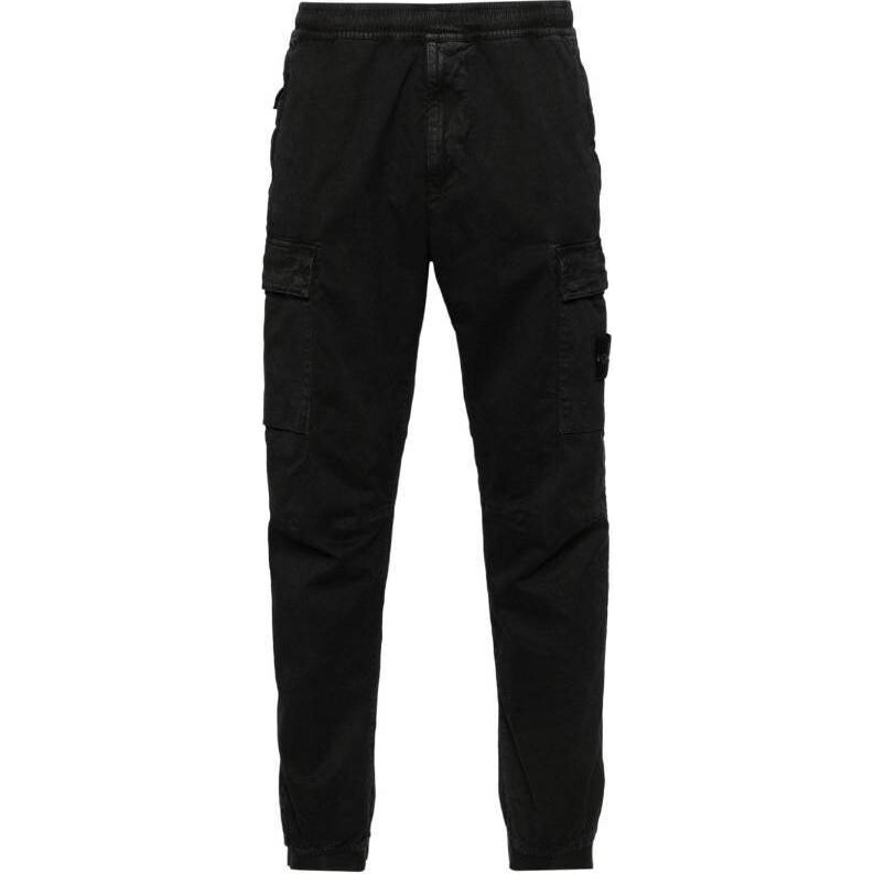 

Повседневные брюки мужские черные Stone Island, черный