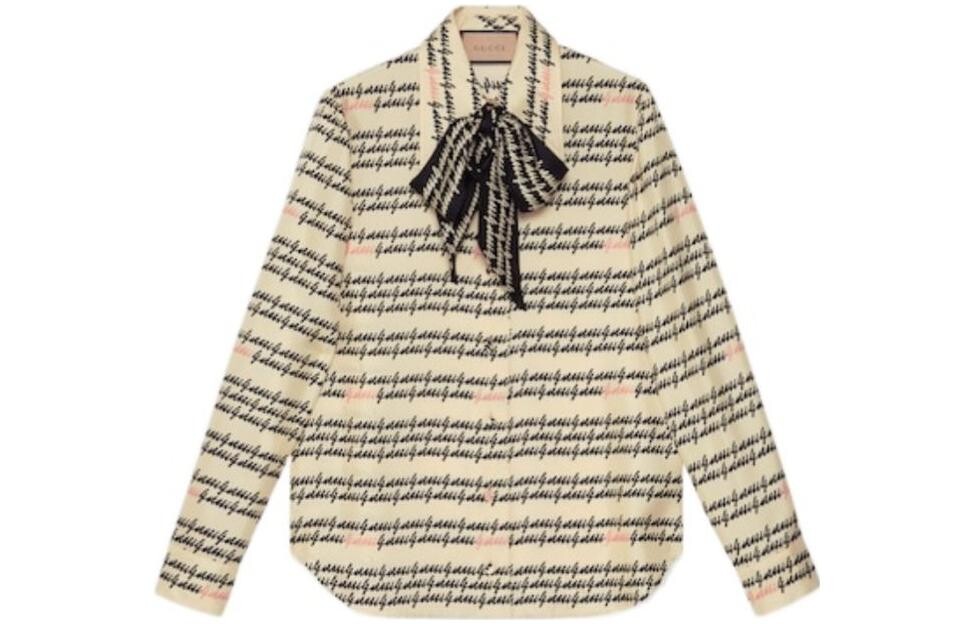 

Рубашка женская хаки Gucci