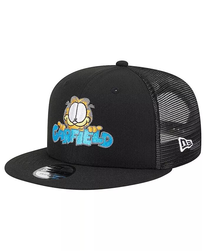 

Мужская черная кепка Garfield Wordmark Trucker 9FIFTY Snapback New Era, черный