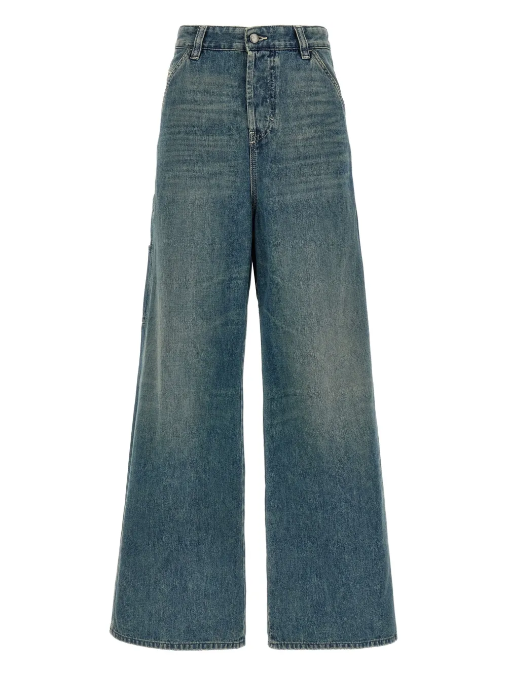 

Джинсы D-Sire-W с эффектом потертости и широкими штанинами DIESEL, синий