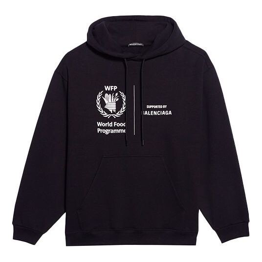 

Толстовка men's x wfp crossover black Balenciaga, черный
