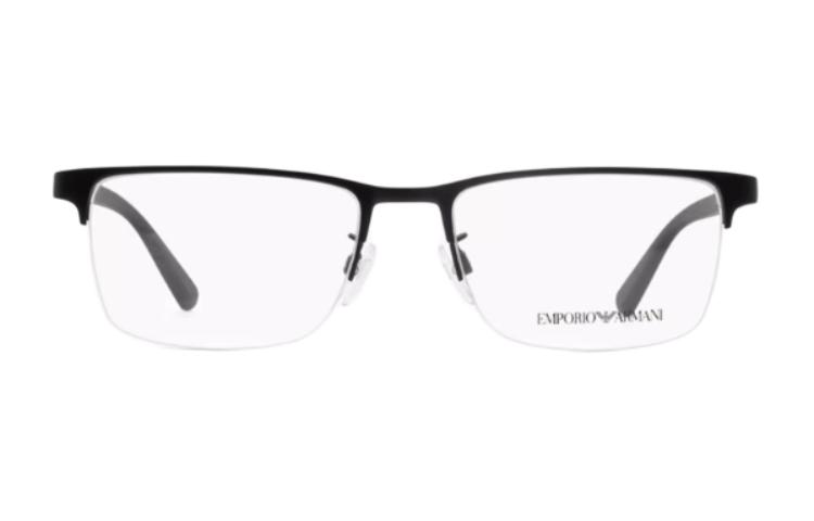 

EMPORIO ARMANI Мужская оправа для очков черная асимметричной формы, Black