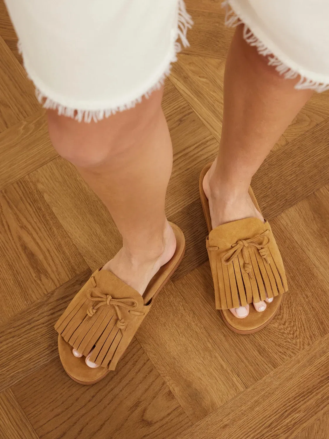 Amfiliki замшевые шлепанцы Ancient Greek Sandals, коричневый — фото 2