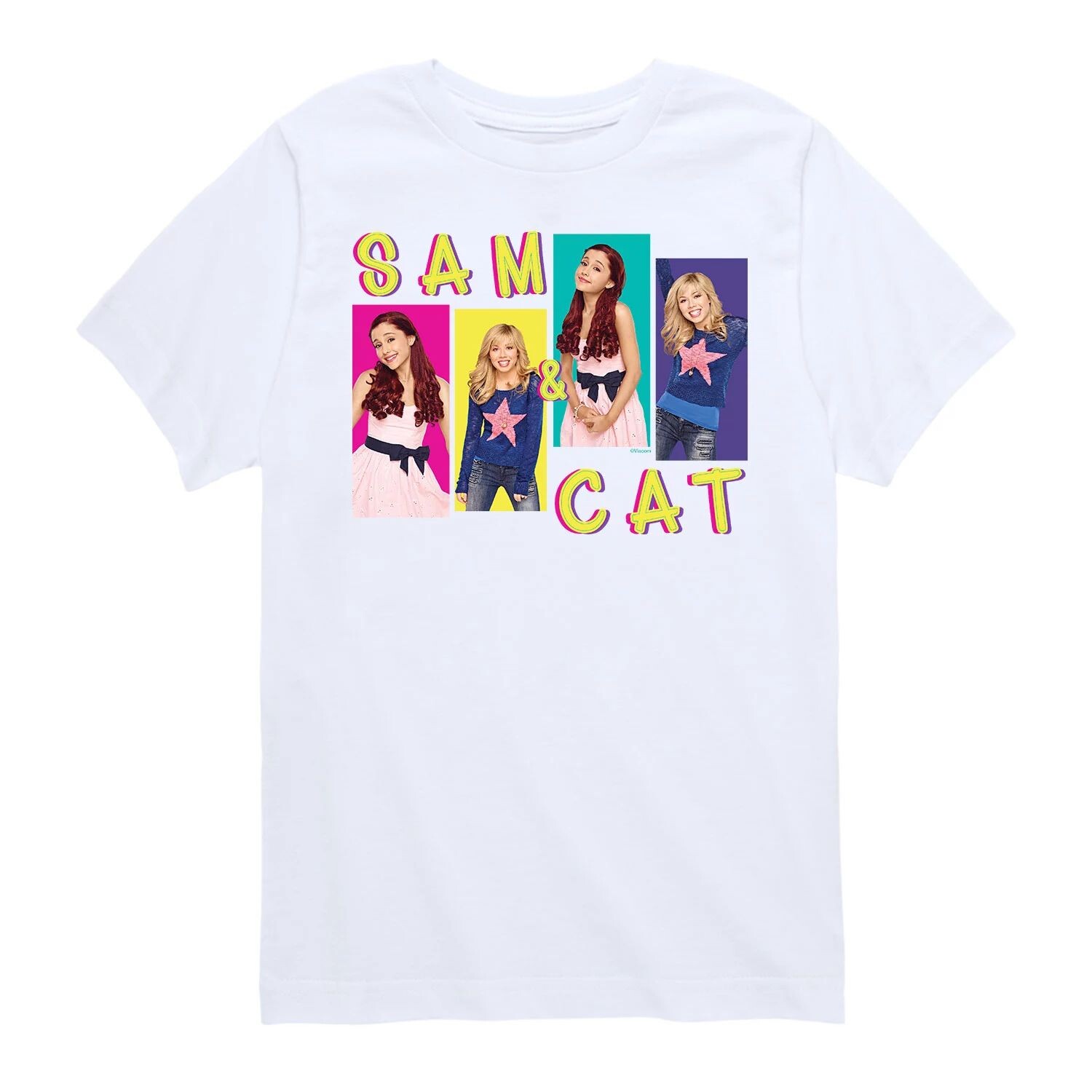 

Футболка Nickelodeon Sam & Cat для мальчиков 8–20 лет Licensed Character, белый