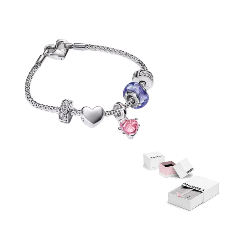 

Pandora Браслеты из стерлингового серебра 925 пробы для женщин мультиколор
