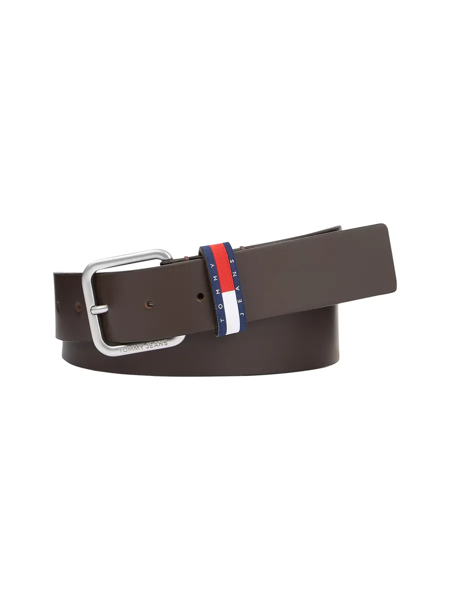 

Кожаный ремень Tommy Jeans "TJM RYAN 3.5", коричневый