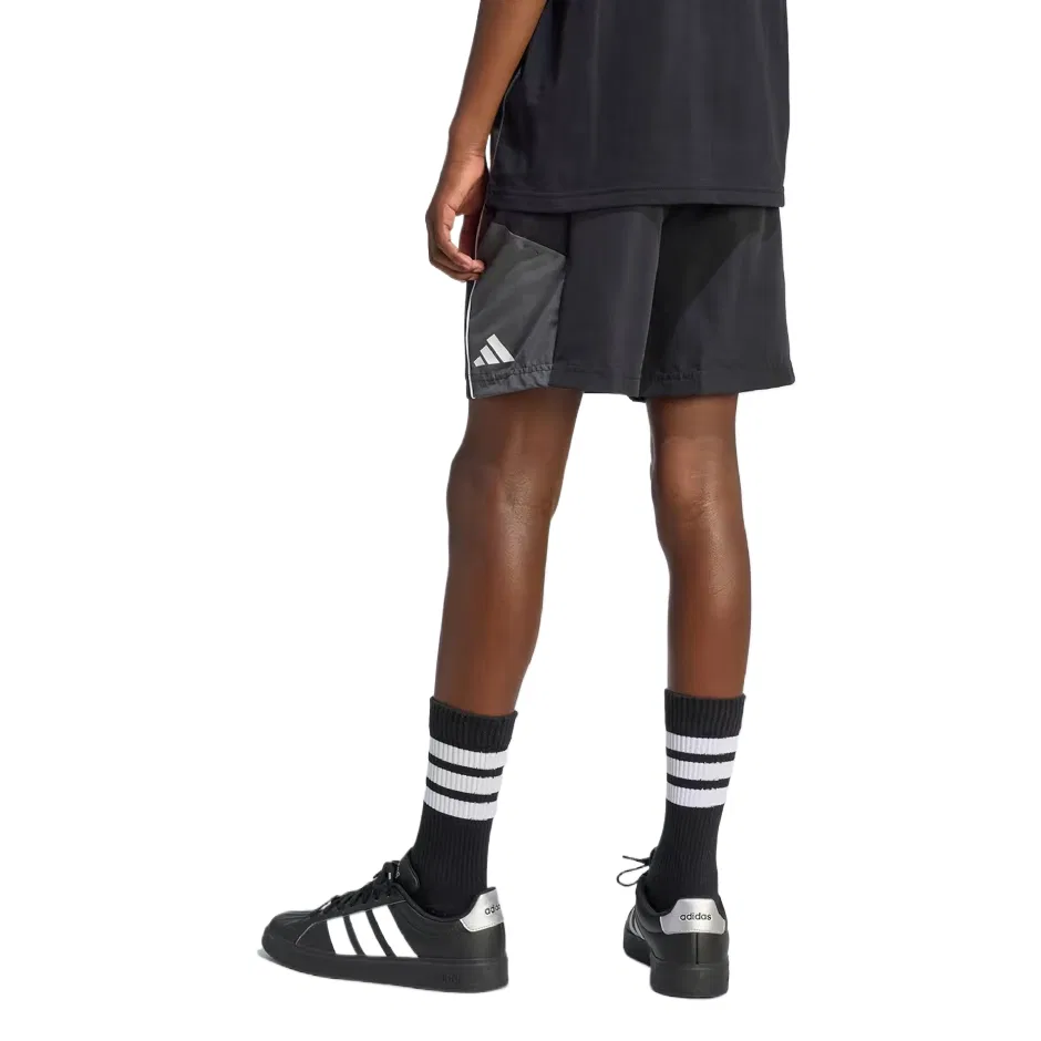 Детские шорты Moderate Adidas, Black/Gray Six/White — фото 4