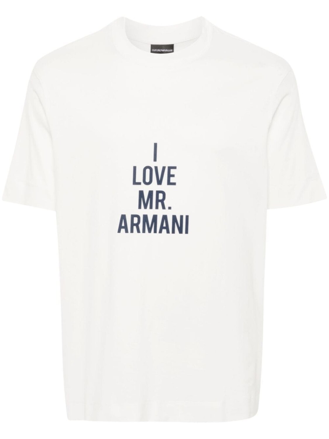 

Emporio Armani футболка I love Mr Armani, белый