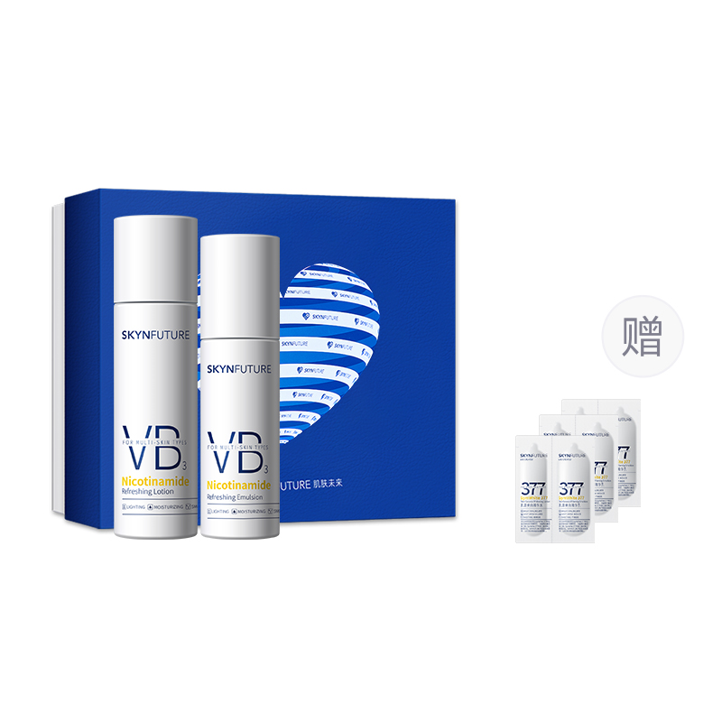Набор по уходу за кожей лица SKYNFUTURE VB3 Nicotinamide Refreshing Skin Care Gift Set: тонер, 120 мл + эмульсия, 100 мл — фото 2