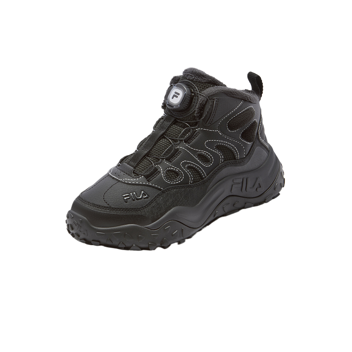 SEASON FSW нескользящие утепленные ботинки Kids' FILA KIDS, черный — фото 4
