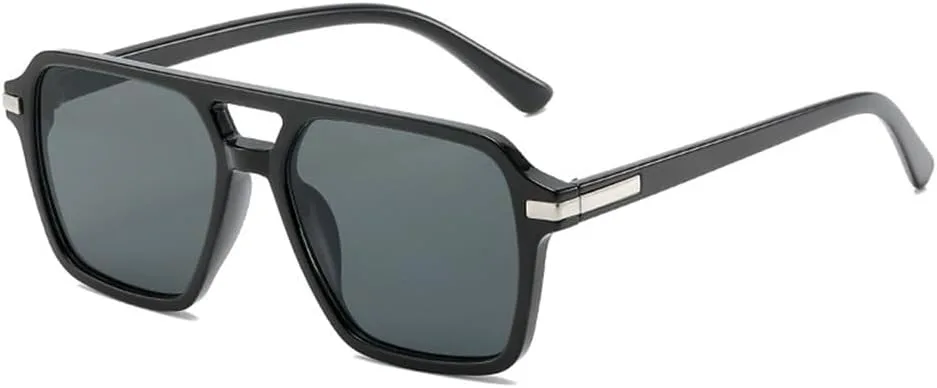 

Солнцезащитные очки UV400 с двойной перемычкой и градиентными линзами для женщин и мужчин, для бега и занятий спортом на открытом воздухе UYPTK, Black Black