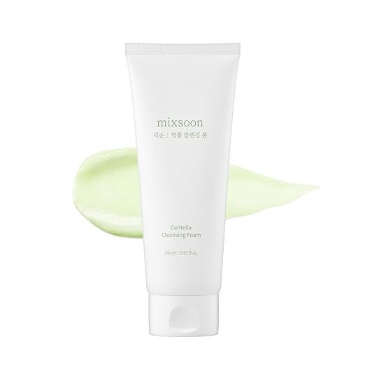 Пенка для умывания Mixsoon — Centella Cleansing Foam, Успокаивающая очищающая пенка для лица, 150 мл
