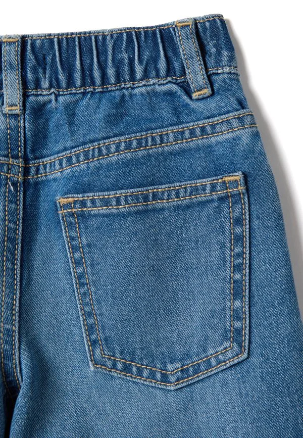 Джинсы-Клеш с деталями Ovs, Denim Blue — фото 4