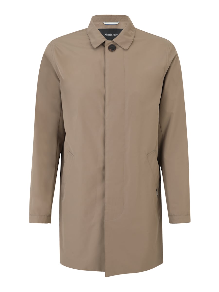 

Пальто классического кроя для межсезонья Matinique Mac Miles, коричневый