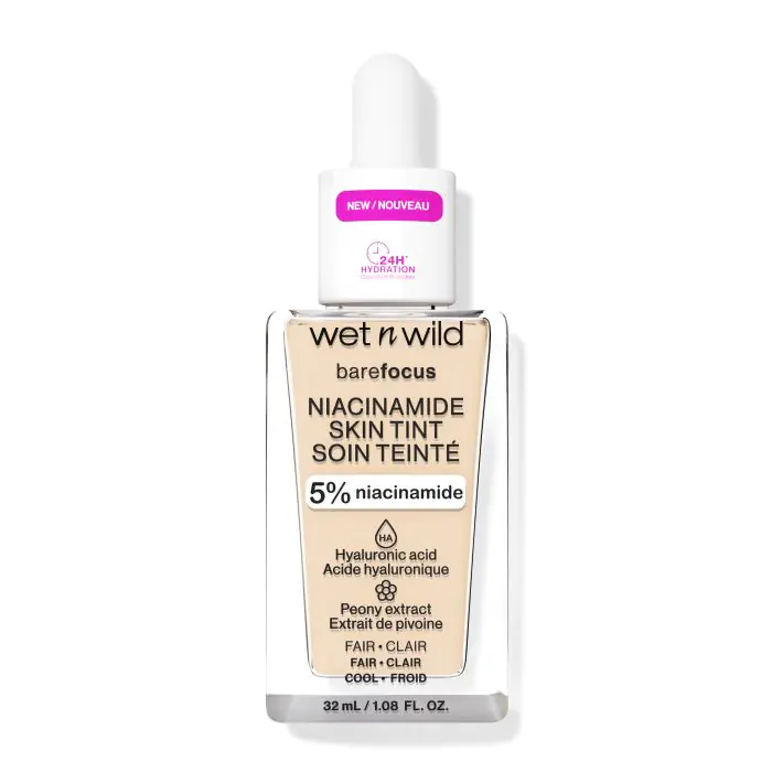 

Праймер base de maquillaje bare focus niacinamide skin tint Wet N Wild, цвет fair