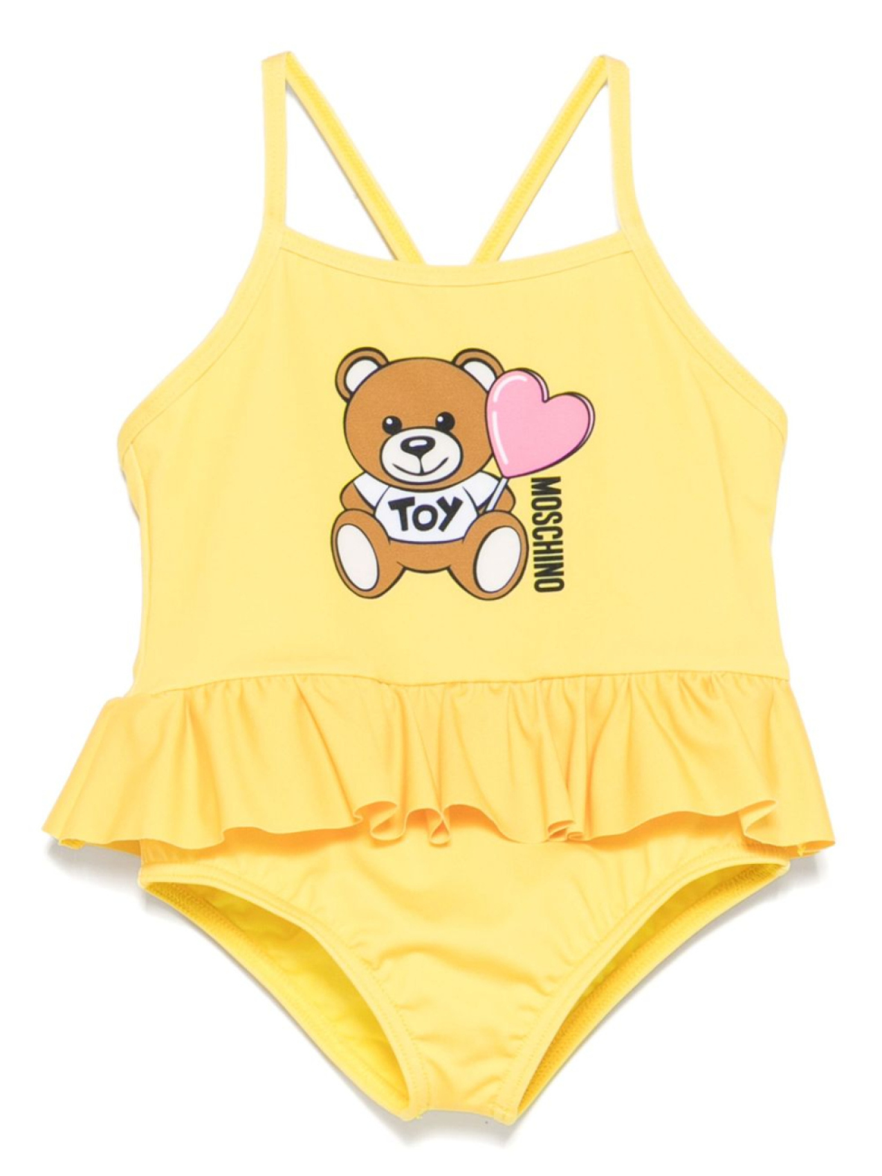 

Moschino Kids купальник Teddy Bear, желтый