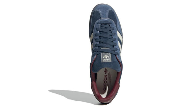Кроссовки adidas originals Gazelle Indoor 'Navy White', белый — фото 4