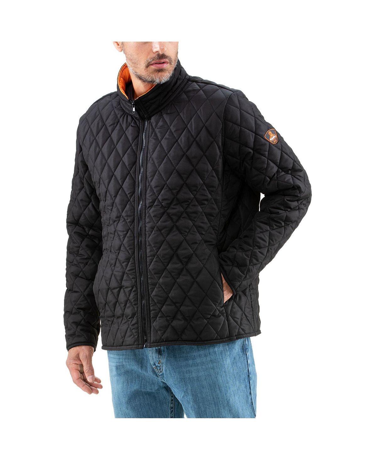 

Мужская легкая теплая стеганая куртка с ромбовидной отделкой RefrigiWear