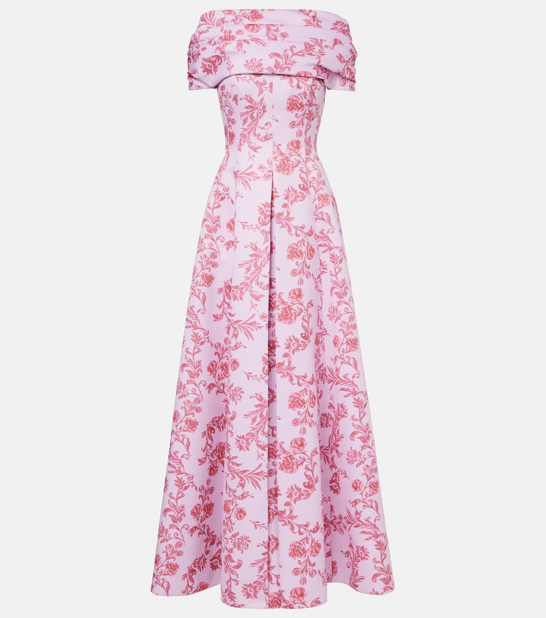 

Платье Mara с цветочным принтом Emilia Wickstead, Damask Floral Pink