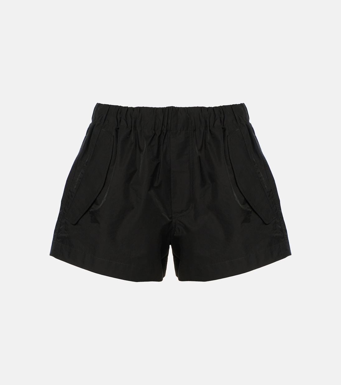 

Шорты из смесовой хлопковой ткани Wardrobe.NYC, черный