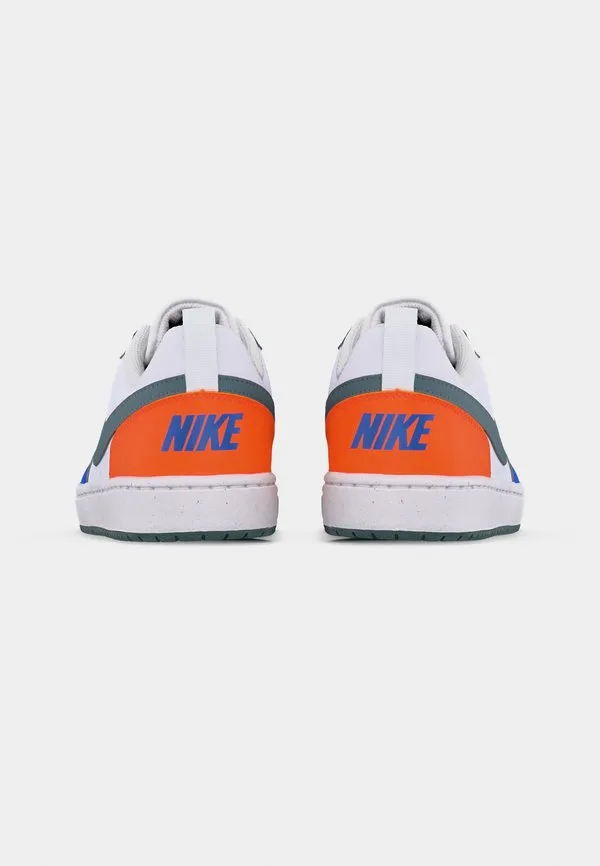Кроссовки court borough Nike Sportswear, White/Mineral Slate/Malachite/Blue Crystal/Total Orange — фото 4