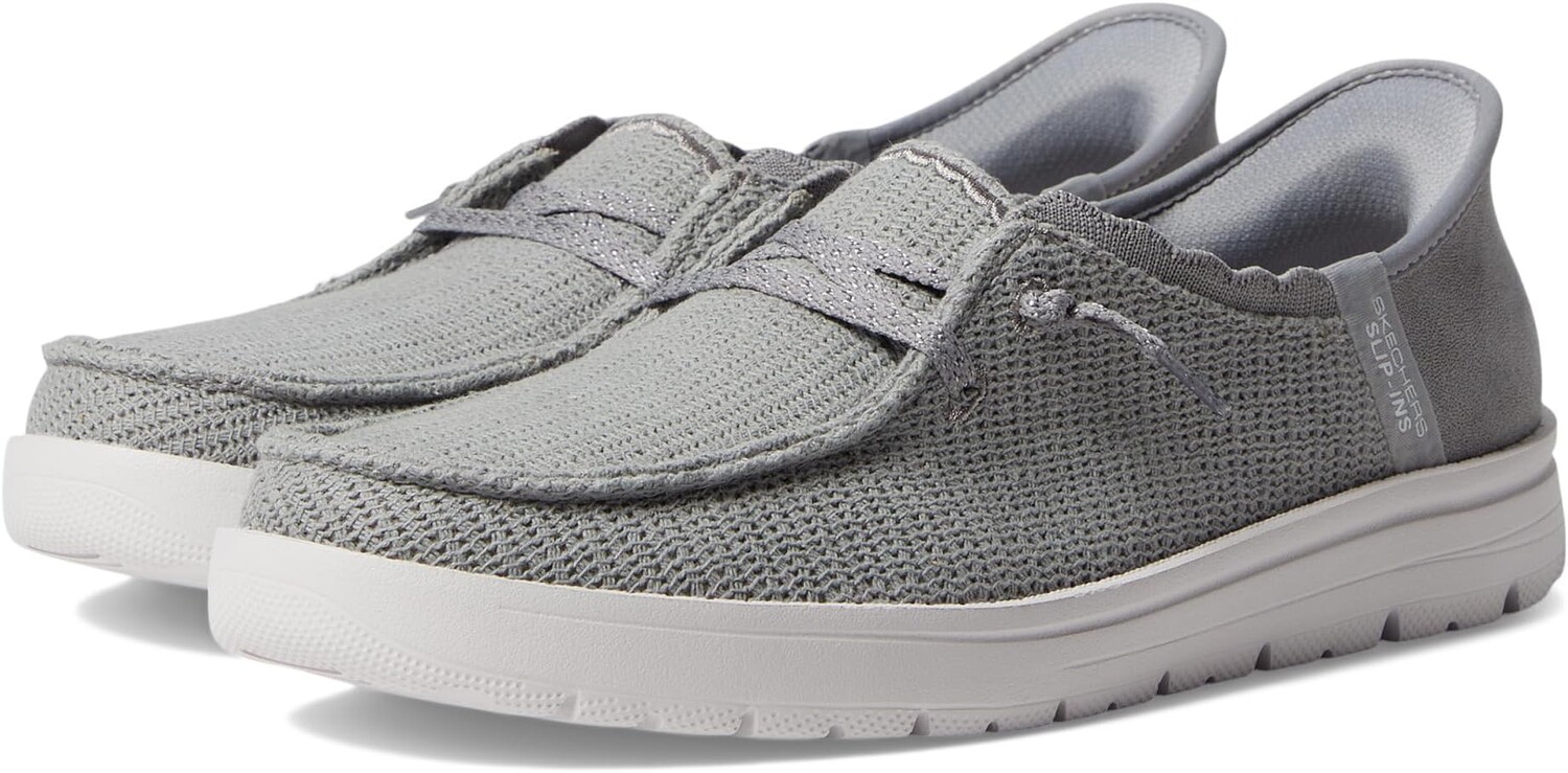 

Кроссовки SKECHERS Venice - Coastal Groove Hands Free Slip-Ins, серый