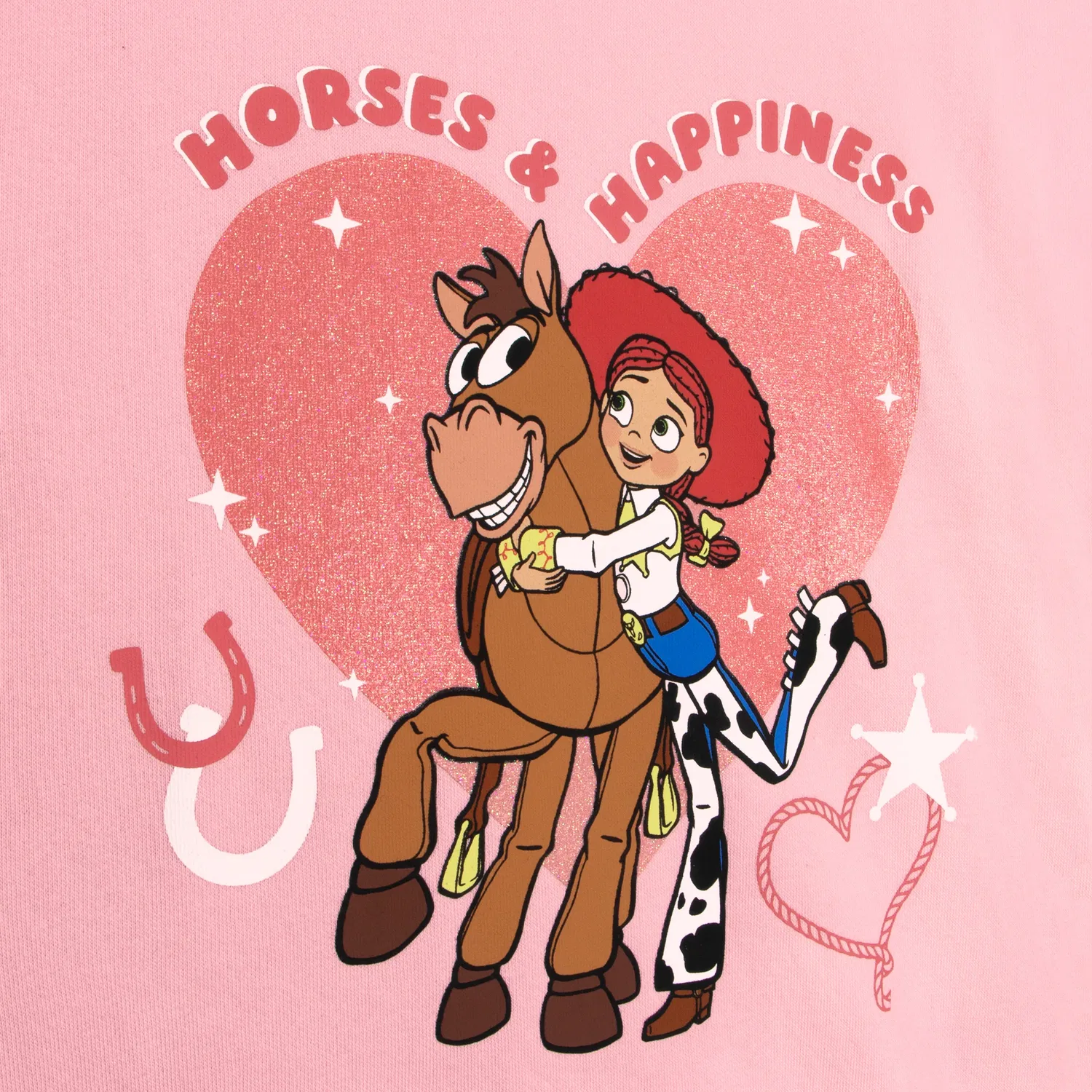 Свитшот Toy Story Jessie & Bullseye, Disney, розовый — фото 3
