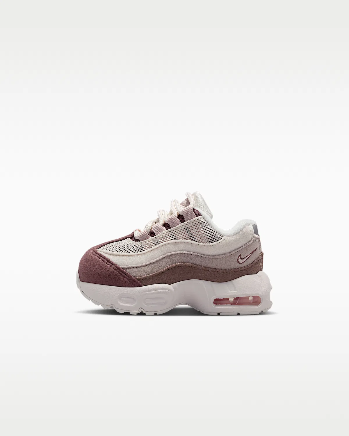 Кроссовки Nike Air Max 95 для малышей, Phantom/Tattoo/Moon Particle/Silt Red