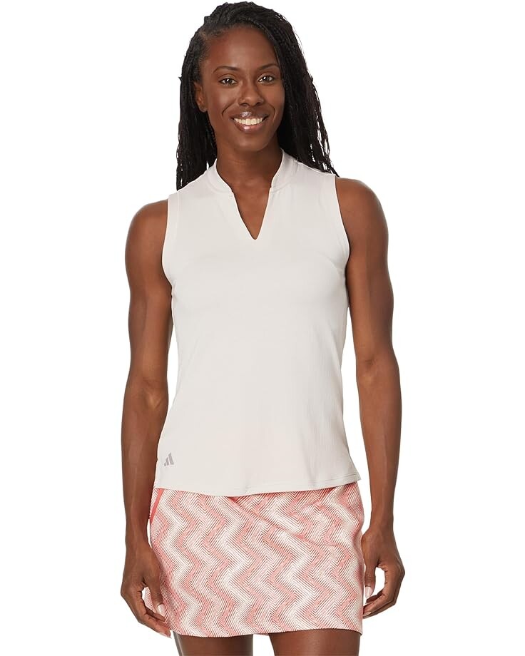 

Поло adidas Golf Ultimate365 Textured Sleeveless, цвет Putty Mauve