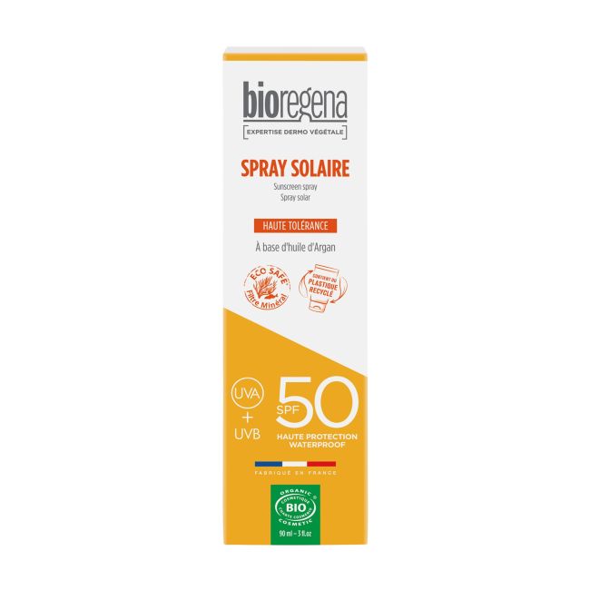 Спрей solaire spf50 защитный солнцезащитный лосьон-спрей Bioregena, 90 мл — фото 2