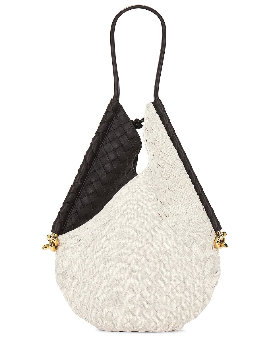 

Средняя сумка Солнцестояния Bottega Veneta, цвет Natural & Fondant