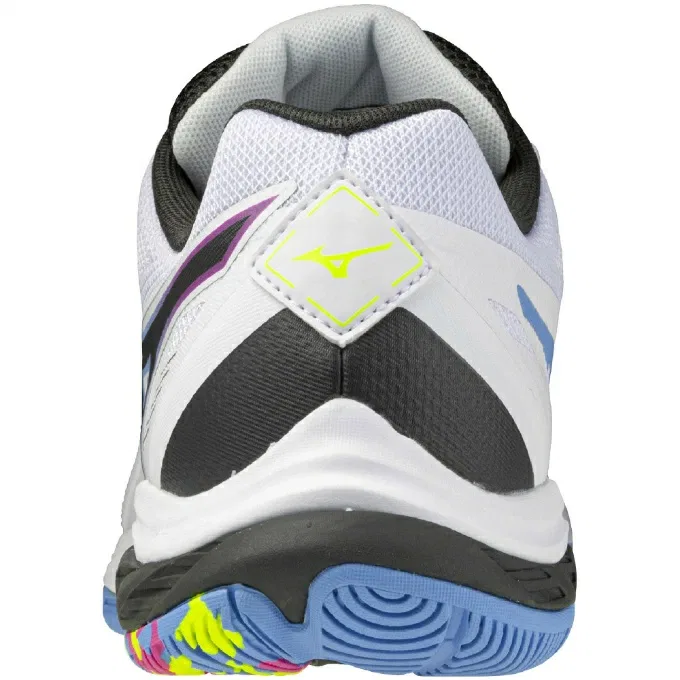 Унисекс кроссовки для бадминтона «Wave Fang 2 Fit» от Mizuno, Wh/Bl — фото 3