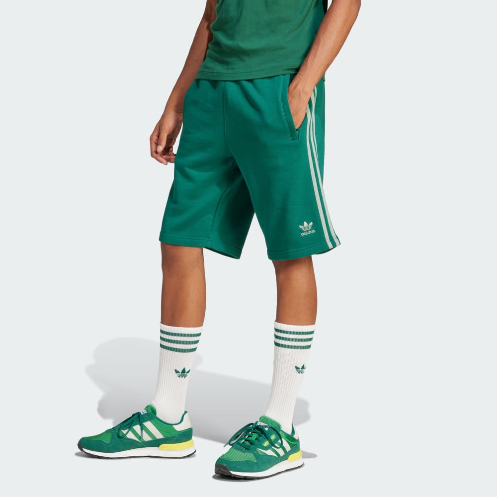 

Шорты Adidas Adicolor 3-Stripes Shorts, цвет Collegiate Green