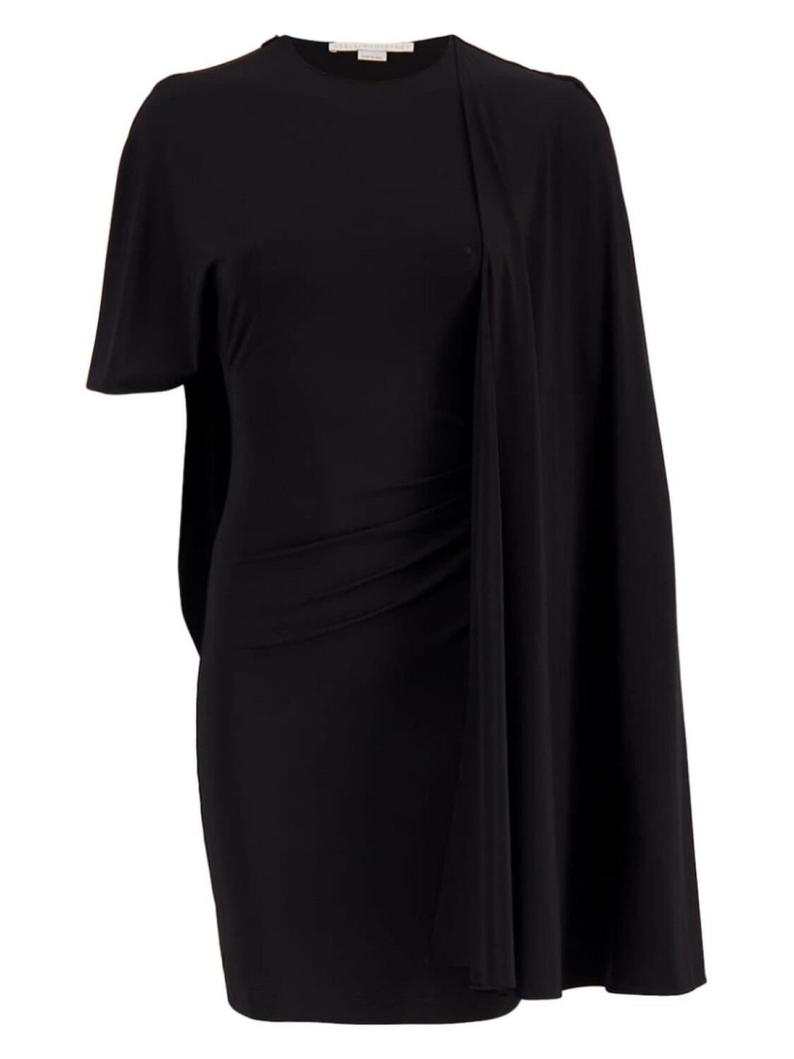 

Асимметричное мини-платье Stella McCartney, черный
