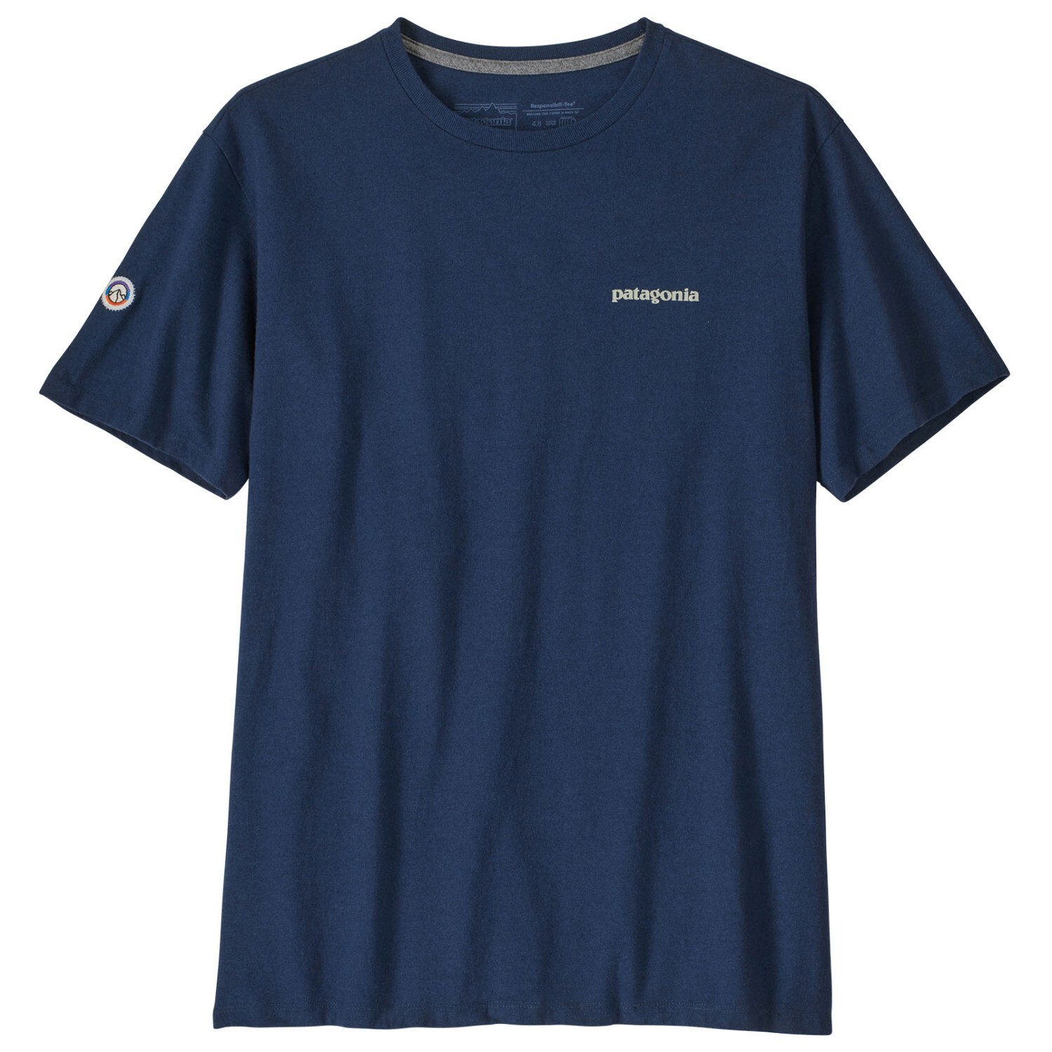 

Футболка Patagonia Fitz Roy Icon Responsibili Tee, цвет Lagom Blue, Серый, Футболка Patagonia Fitz Roy Icon Responsibili Tee, цвет Lagom Blue