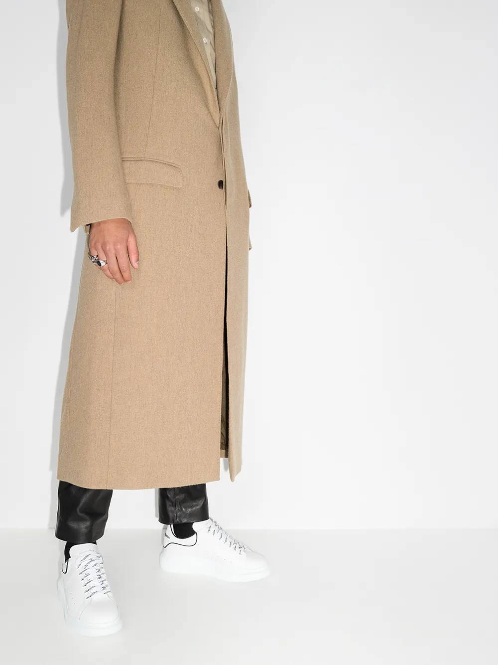

Кроссовки Oversized Alexander McQueen, белый
