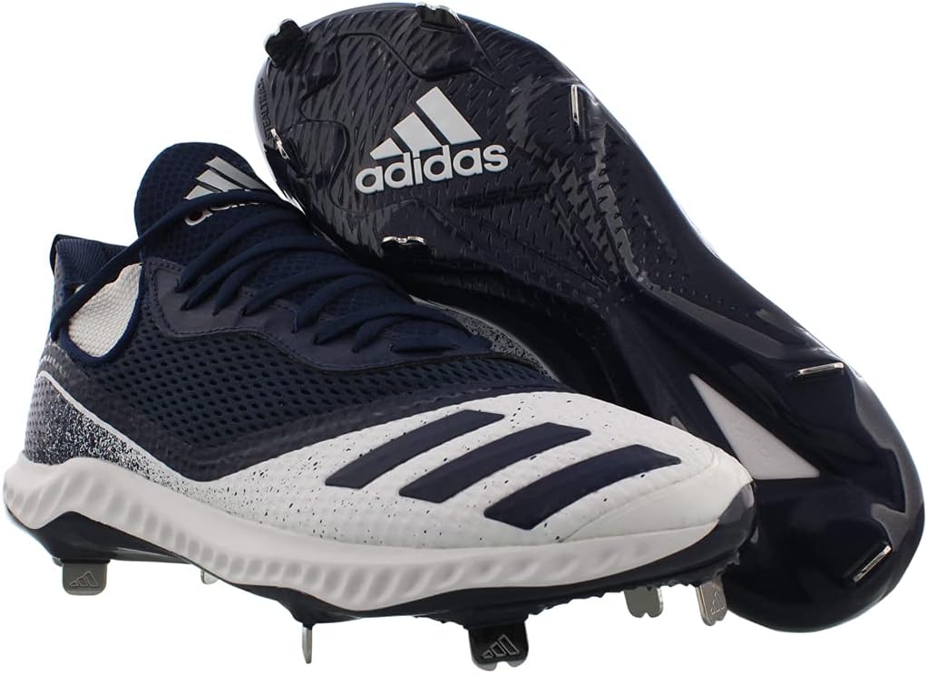 Мужские бейсбольные бутсы adidas Icon V Bounce, черный/белый — фото 4