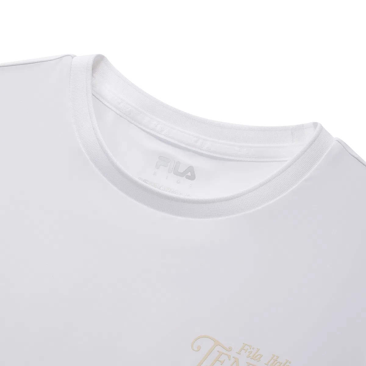 Футболка FILA KIDS PERFORMANCE FPF T-Shirt белая — фото 4