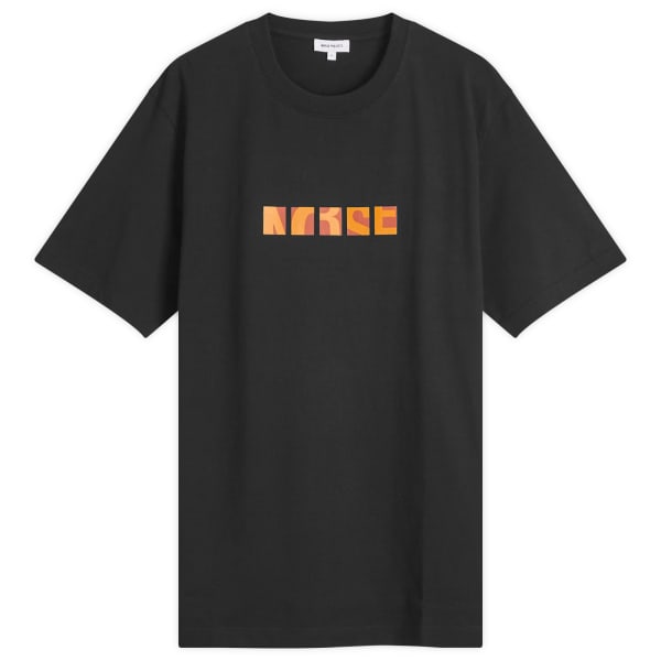 

Футболка с принтом логотипа Йоханнеса Zoom Norse Projects, черный