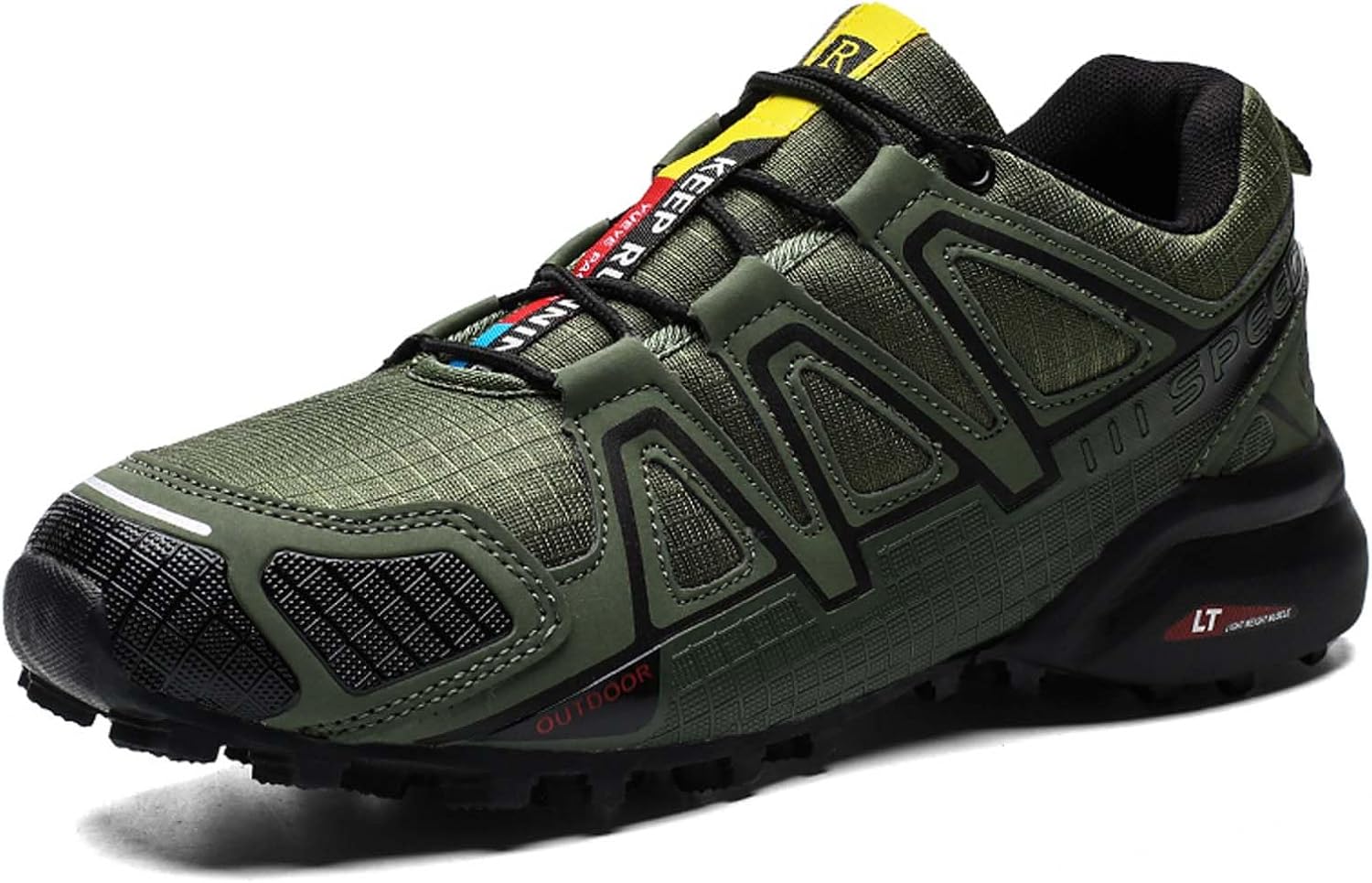 

Кроссовки для мужчин для походов и прогулок, кроссовки для трейлраннинга Missletty, зеленый