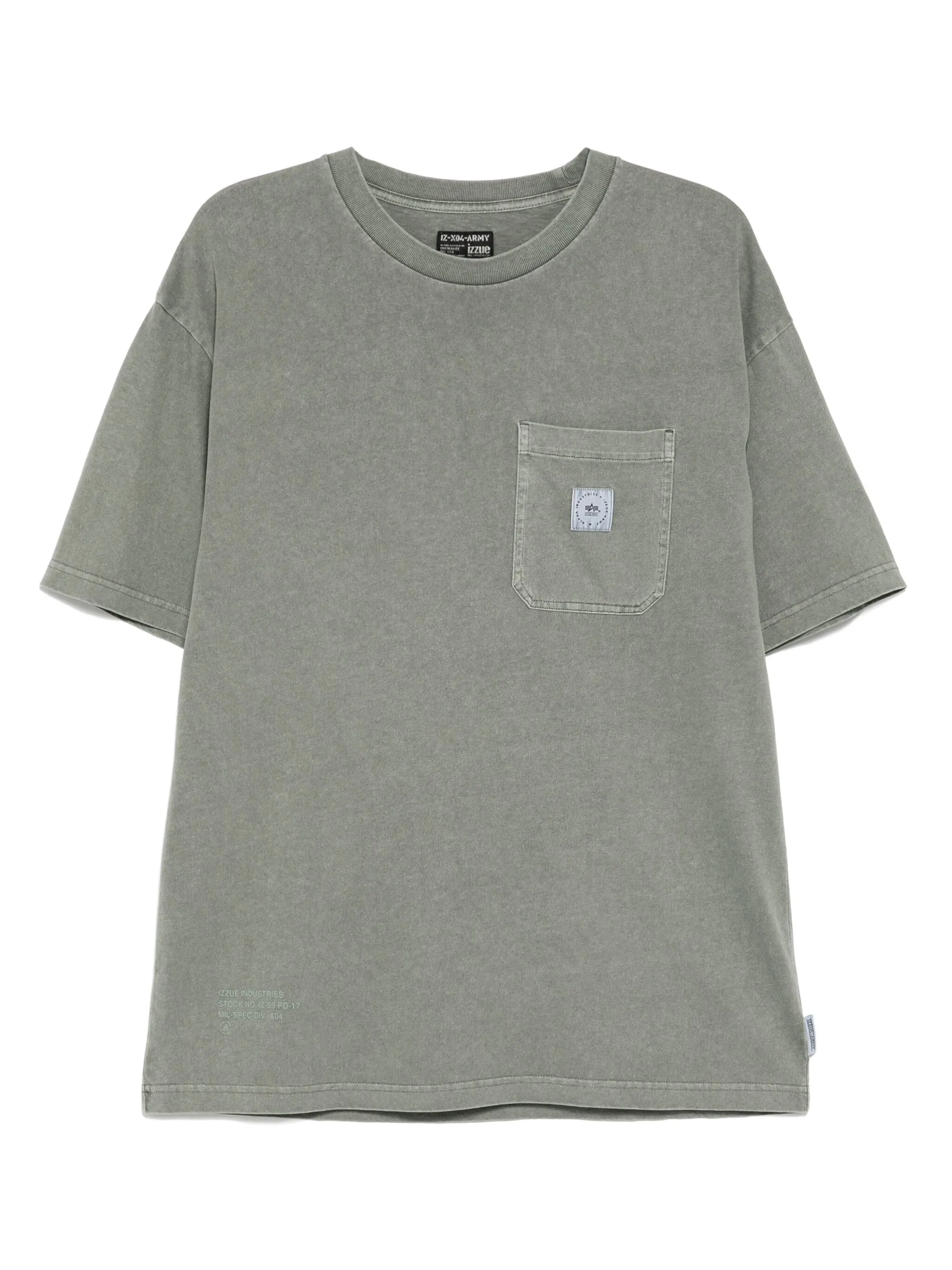 

Футболка с нашивкой-логотипом Izzue, зеленый