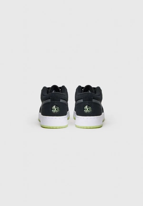 Кроссовки air jordan 1 low Jordan, Black/Iron Grey/Barely Volt/Dark Raisin/White — фото 3