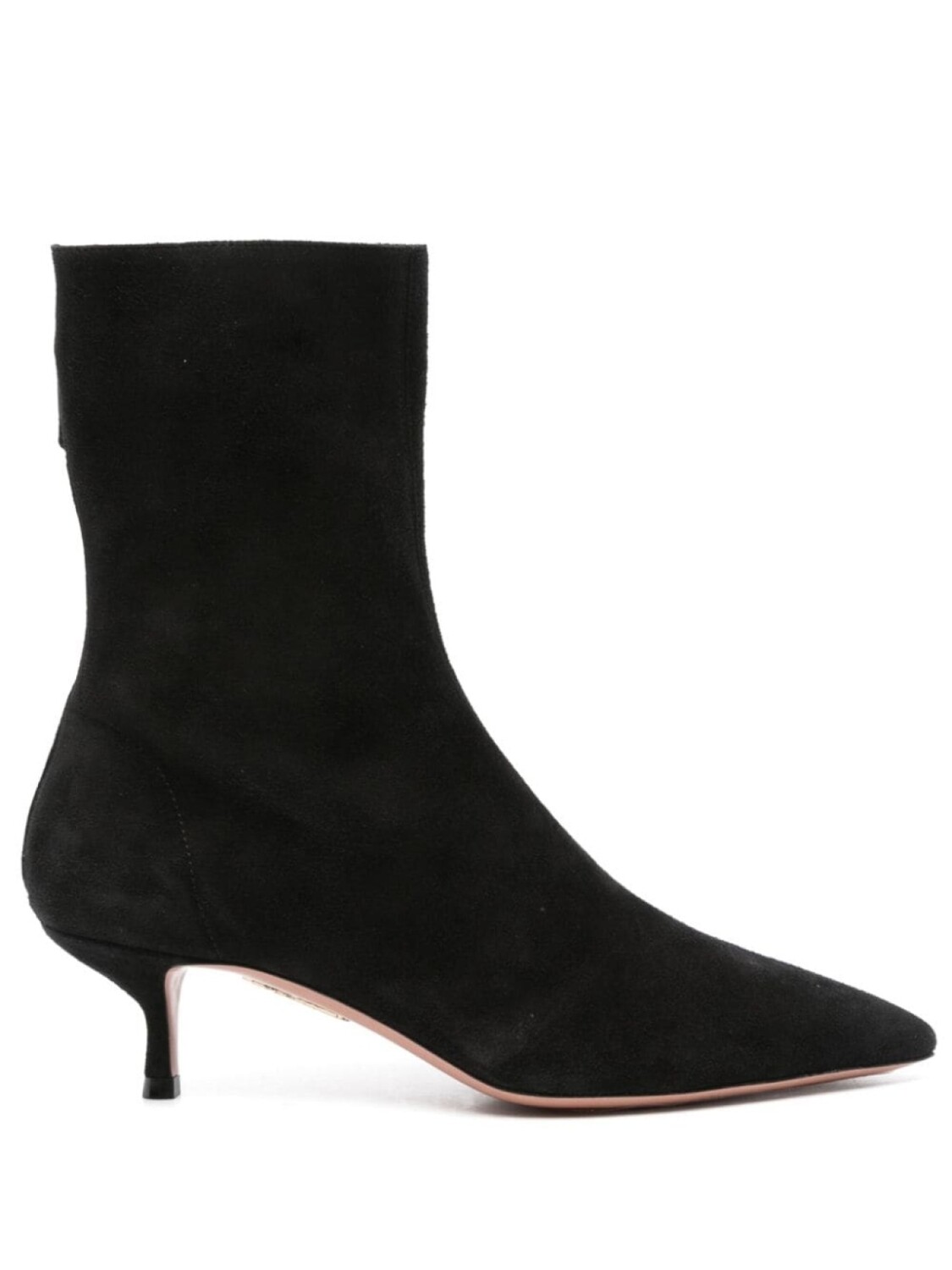 Aquazzura 55мм замшевые сапоги, черный