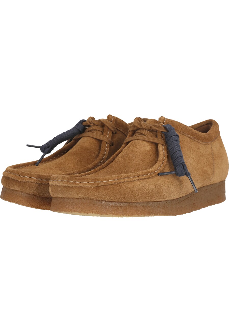 Туфли на шнуровке CLARKS Wallabee Cola, бежевый — фото 3