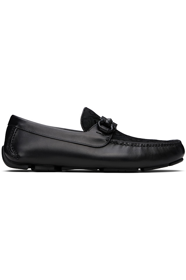 

Ганчини украшение водительские лоферы Ferragamo, черный