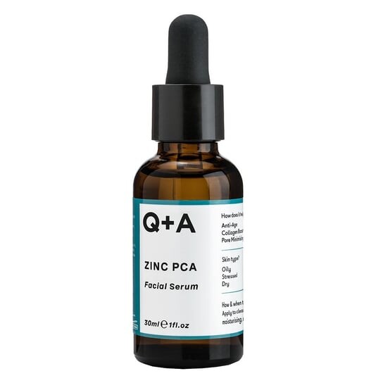 

Регенерирующая сыворотка для лица с цинком Pca, 30 мл Q+a, Zinc Pca Facial Serum